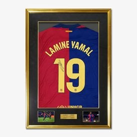 ネイマール直筆サイン入りバルセロナ14/15ホームユニフォーム特製