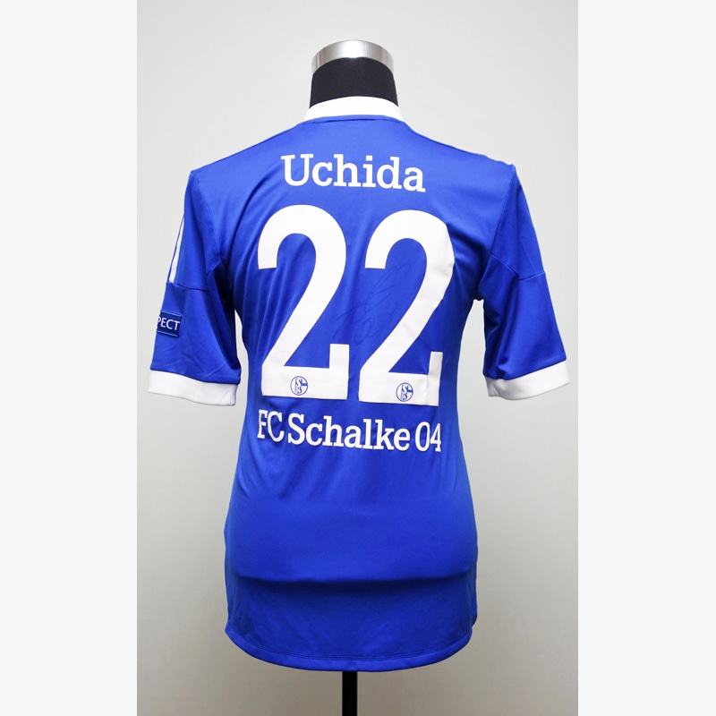 内田篤人 直筆サイン入り実使用シャルケ12/13ホームユニフォーム | THE