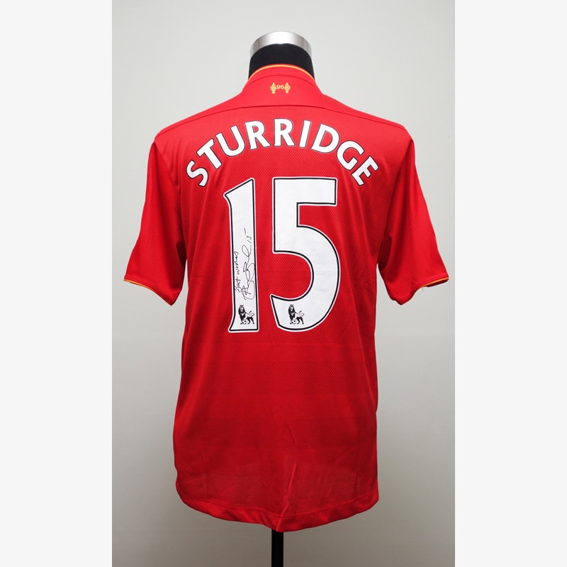 ダニエル・スターリッジ直筆サイン入りリバプール16/17ホーム