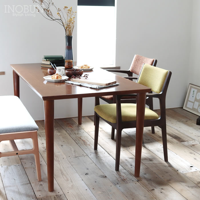 カリモク60 ダイニングテーブル 1500 オーク突板 ウォールナット