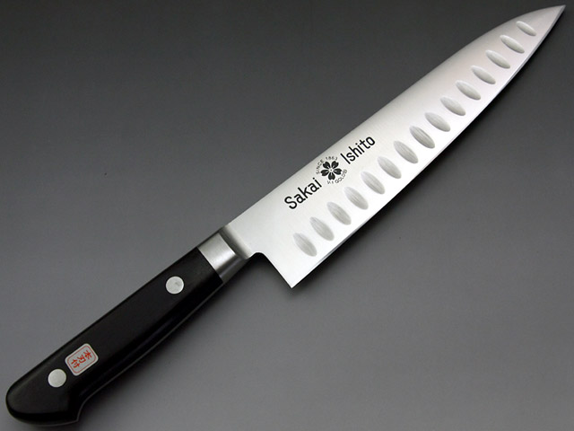 堺石藤 V金1号牛刀180ピット仕上げ