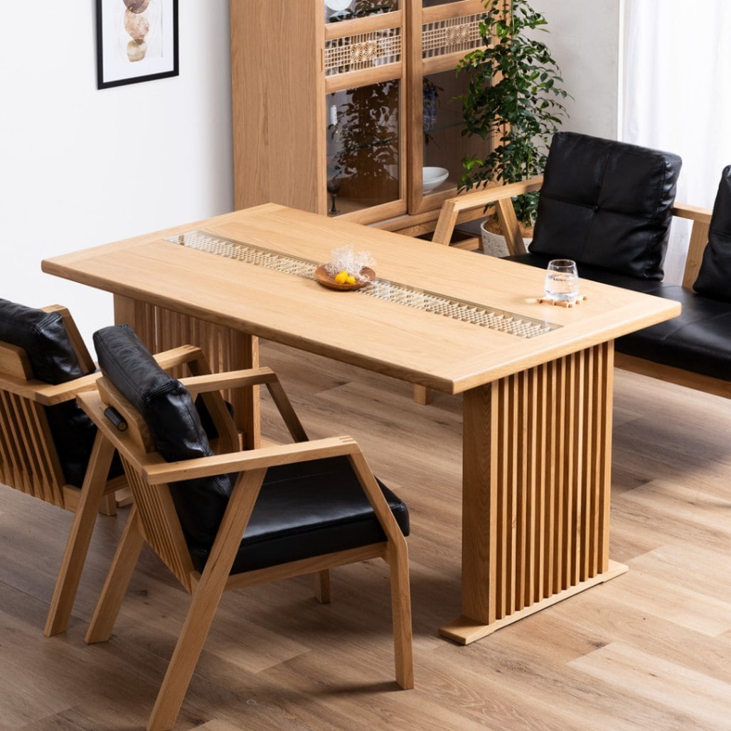 幅150］ 優雅 OAK ｜ ダイニングテーブル