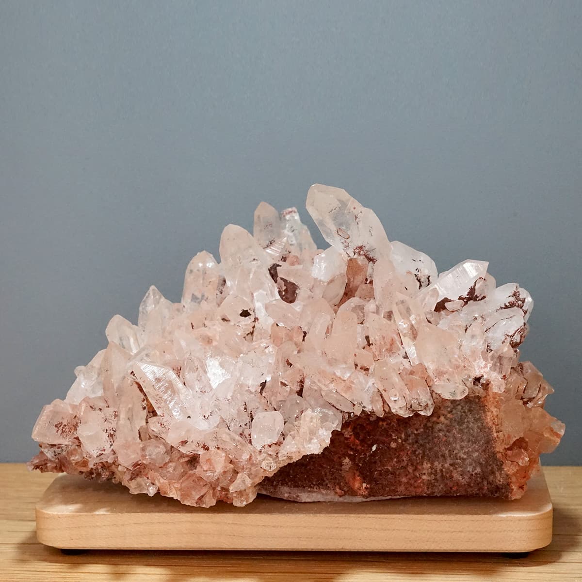 ヒマラヤ水晶 クラスター・原石（クル渓谷） No.8 [ 画像現物・一点物