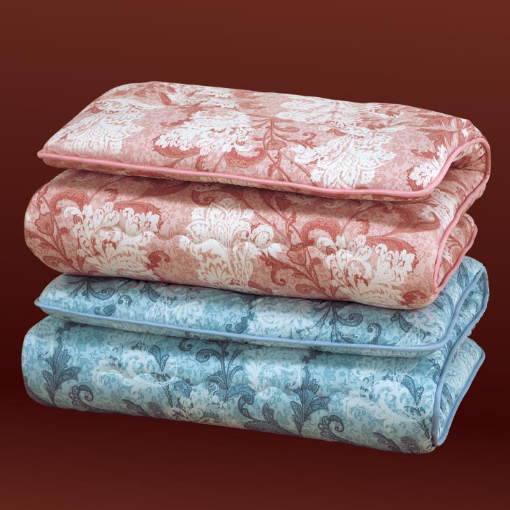 日本製 防ダニ・抗菌防臭加工ボリュームバランス敷布団 シングル2色組