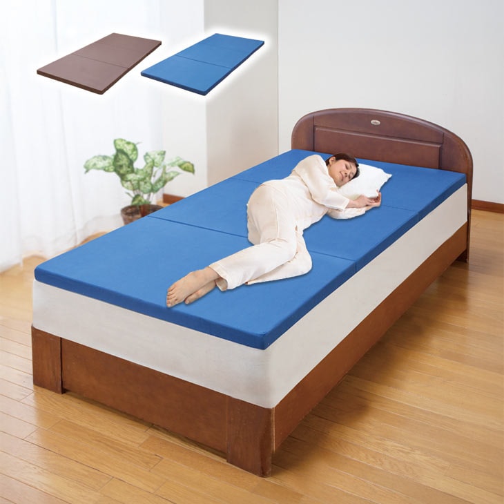 吸湿速乾しじら織敷パッド シングル2色組｜ファミリー・ライフ公式通販