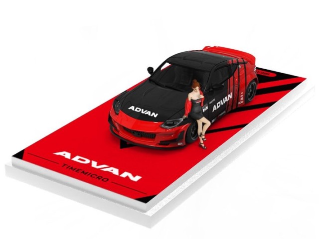 新品 TM649106-1 TimeMicro TM 1/64 400Z ADVAN フィギュア付き, Boost