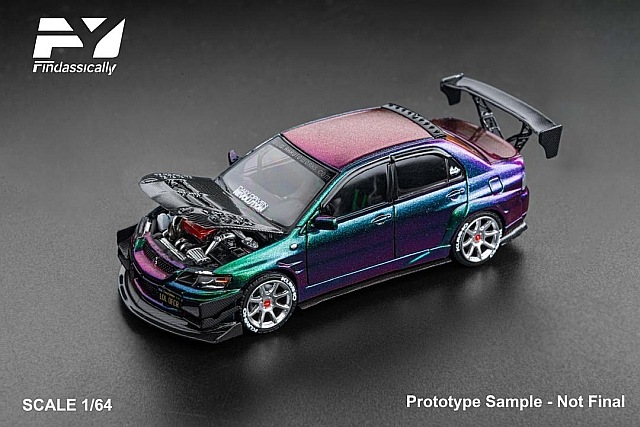 新品 FY64103 Finclassically 1/64 三菱 Lancer Evolution 9 改