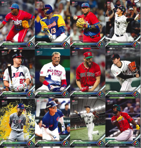 2023 All-World Baseball Classic Team - MLB TOPPS NOW - 12-Card Set