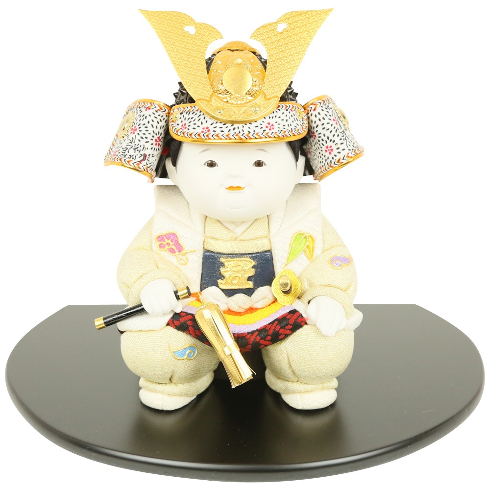 五月人形 工房天祥 子供大将 武者人形 幼大将 横幅27cm