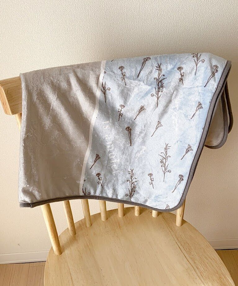 花柄アクセントブランケット｜is amulet.公式通販サイト