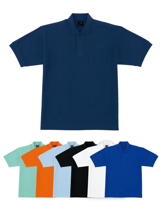 JICHODO】 47614 吸汗速乾半袖ポロシャツ [通年]通販ページ│自重堂