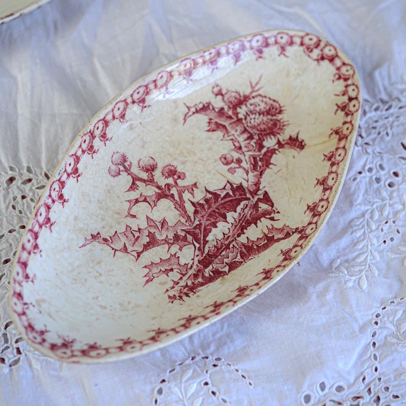 アンティークジアンGienアザミChardonsラヴィエ1886－1936年頃 gc-1416