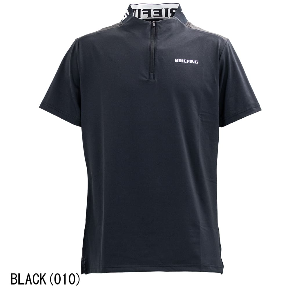 ブリーフィング ゴルフ ウェア メンズ ネックロゴ ハーフジップシャツ