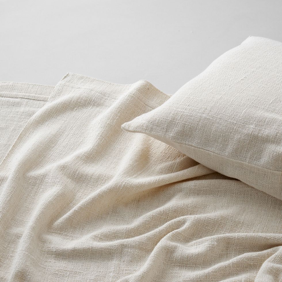 ガラ紡の和紡布シーツ｜益久染織研究所 ネットストア