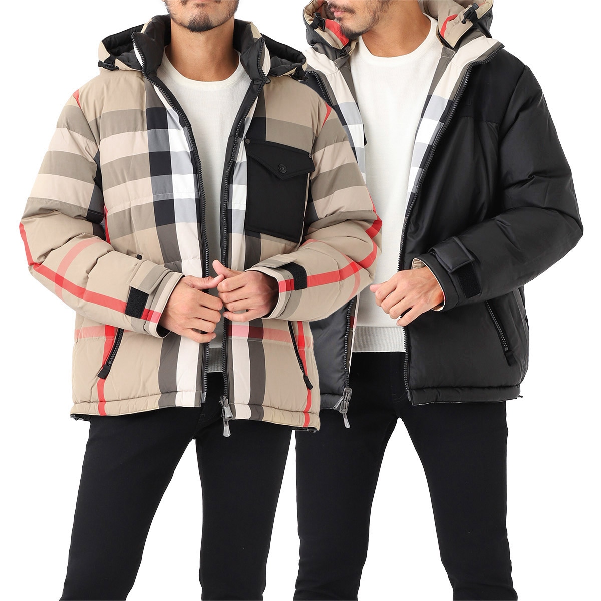 BURBERRY バーバリー リバーシブル ダウンジャケット/RUTLAND メンズ