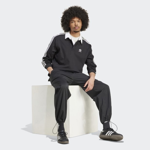 アディカラーラグビーポロシャツ ブラック ｜アパレル,シャツ