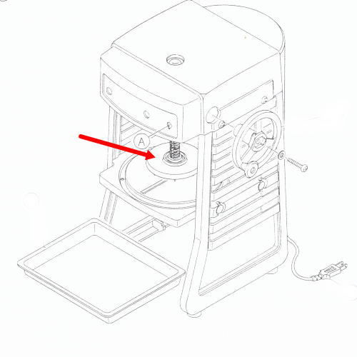 HF-300P用】氷押さえユニット ｜ かき氷機 部品 初雪 中部