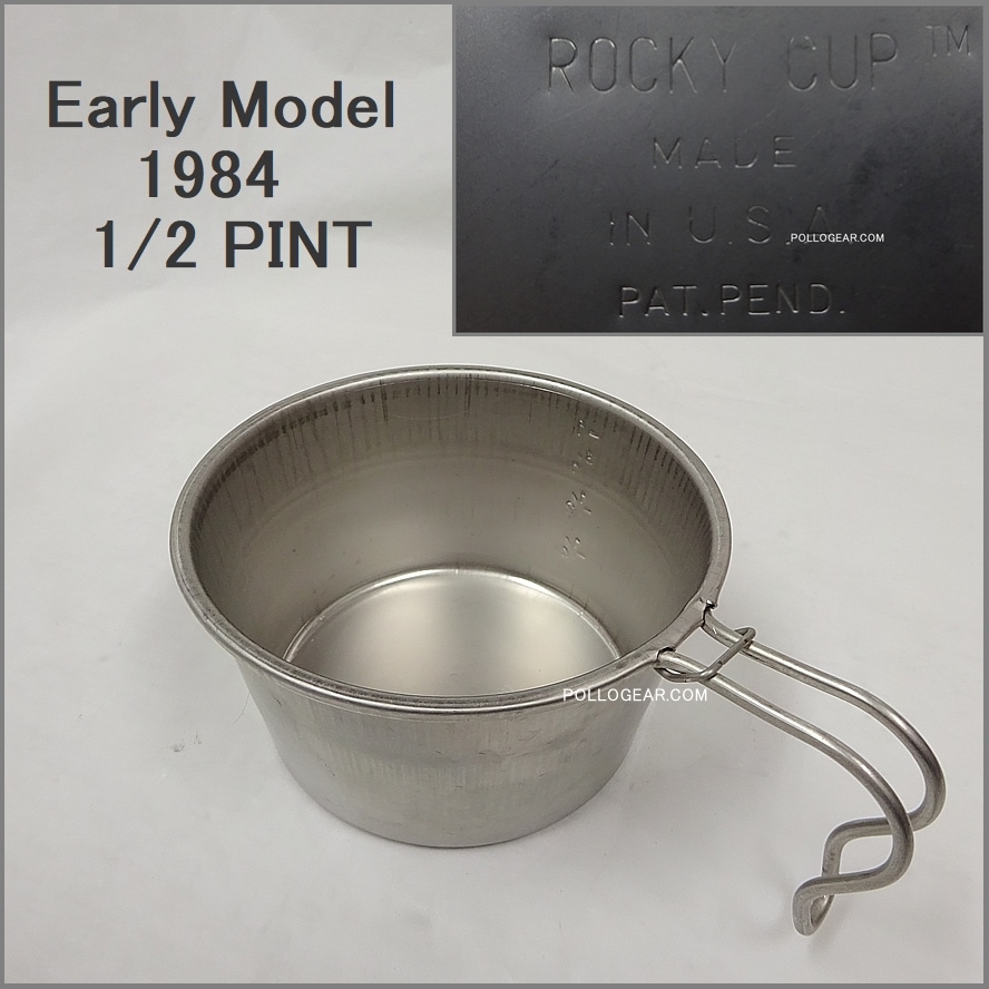 GAHGA ロッキーシェラガップ 2個セット VINTAGE ROCKY CUP<BR>ロッキーカップ 1/2PINT<BR>シェラカップ