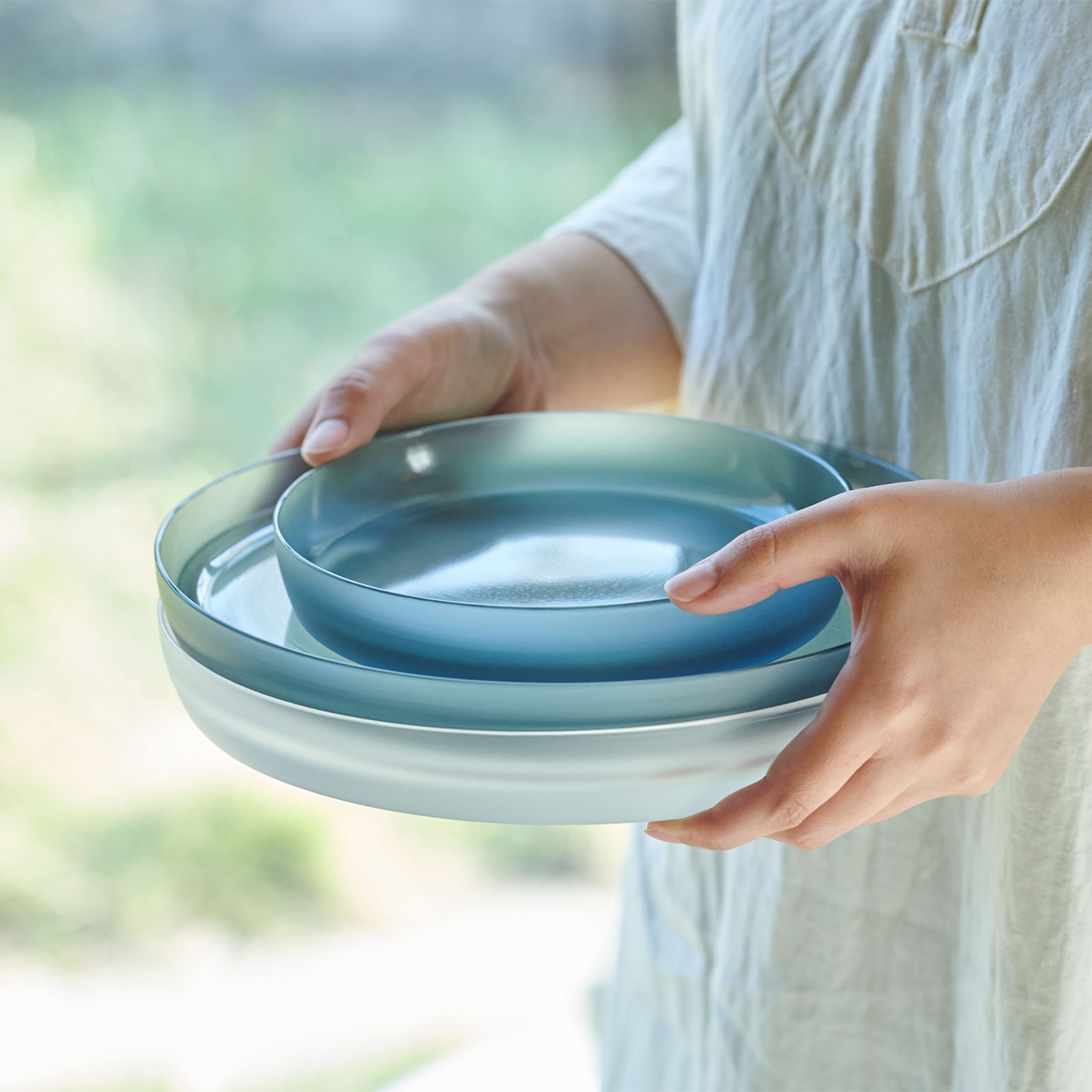 そさら：丸形プレート (24cm) | 平皿 | Sghr