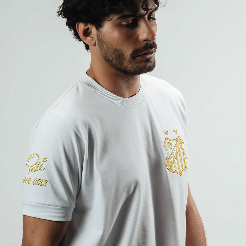 サントス公式 ペレ1000ゴール記念・背番号10番・エンブレムゴールド