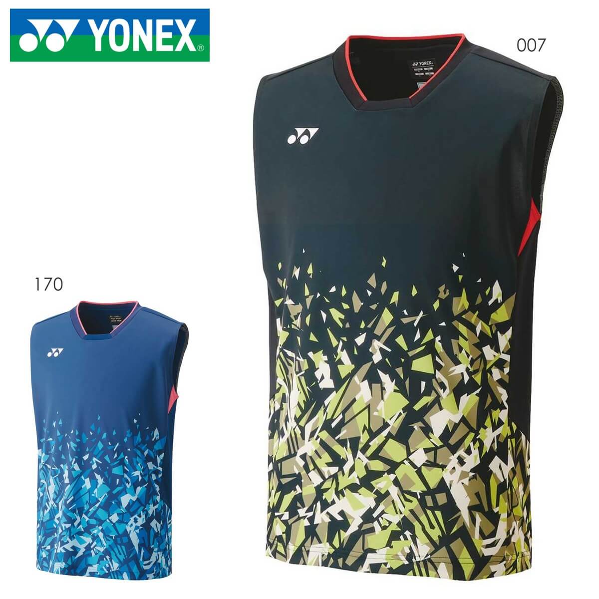 YONEX 10520 メンズゲームシャツ(ノースリーブ) トップス テニス