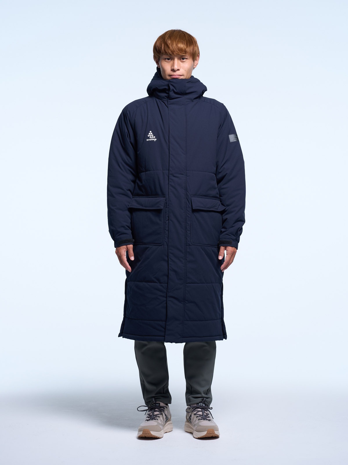 svolme ブラック ベンチコート Jr発熱中綿ベンチコート<br>(2カラー) ジュニア,アウター SVOLME