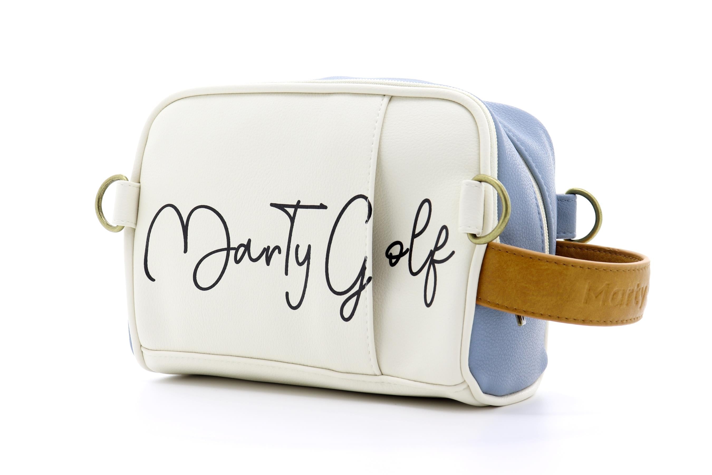 Marty Cart Bag (Blue × Ivory) – Marty Golf