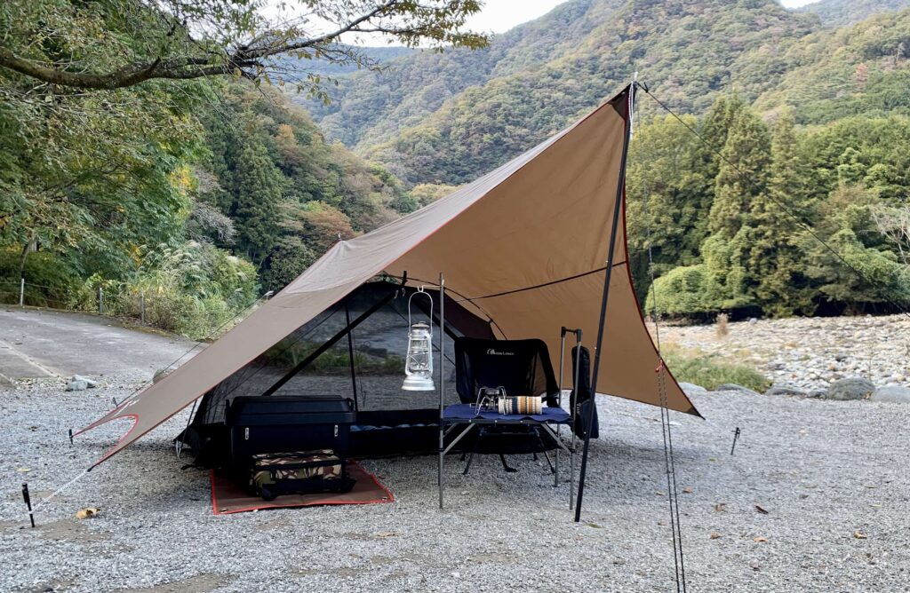 Snow Peak】ペンタシールド ソロキャンプに最適です | まるきゃんぷ