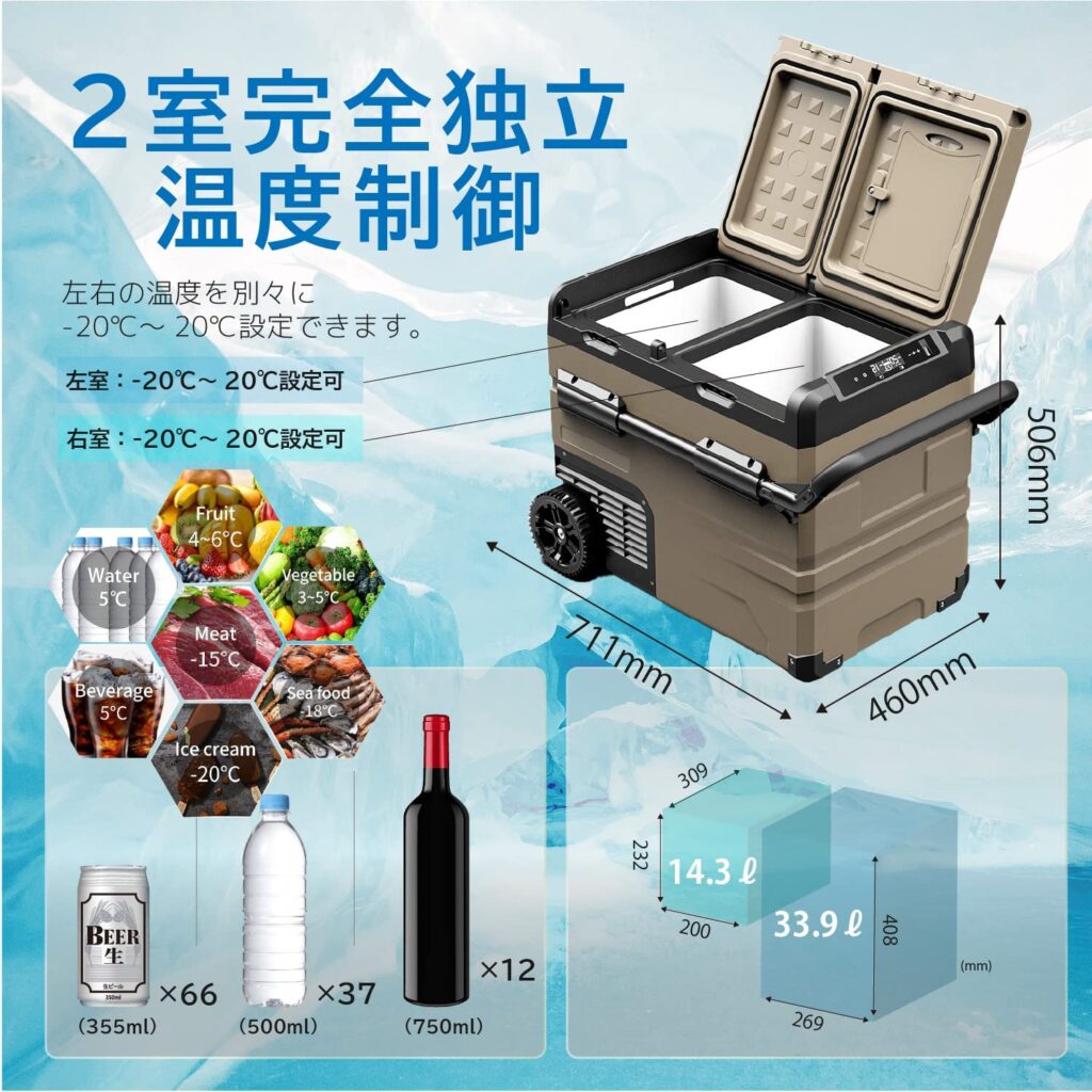 定番人気の「ポータブル冷蔵庫（日本製）」・おすすめ8選