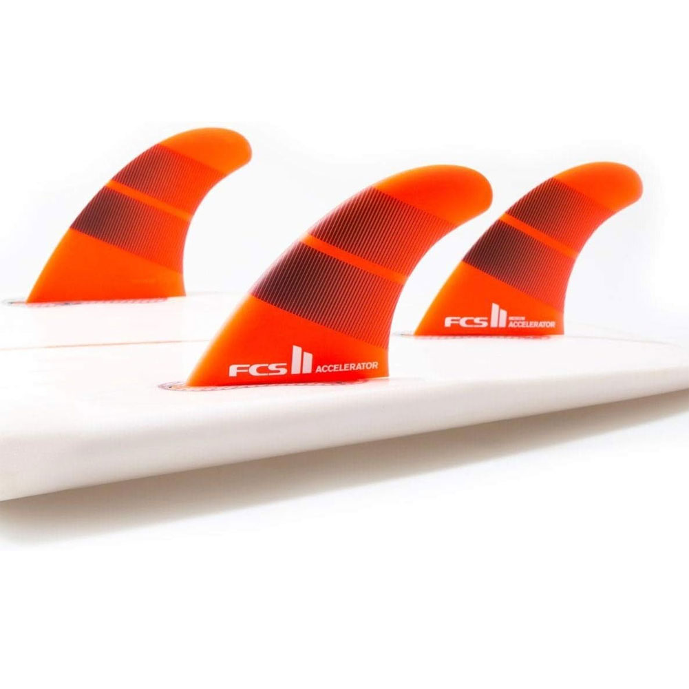 ショートボードフィン FCS2フィン アクセラレーター ラージ ネオグラス