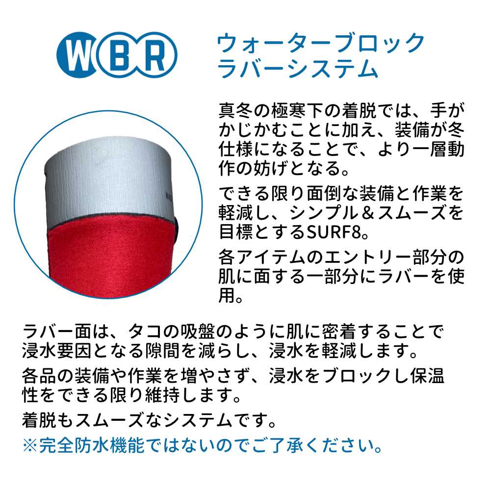 24年新作 SURF8 サーフエイト 3mm サーフエイト SMCマグマコア起毛