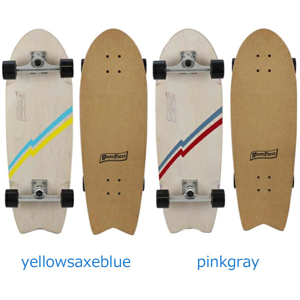 スケートボード コンプリート 30インチ レディースカービング ウッディ