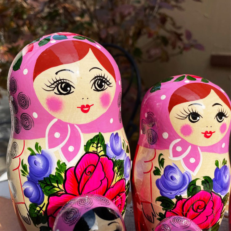 ロシア雑貨店マリンカ / セミョーノフ産 マトリョーシカse67-8p