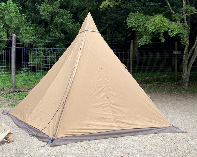 ビジョンピークスのTCティピシェルター | 好きなキャンプギアに囲まれたい