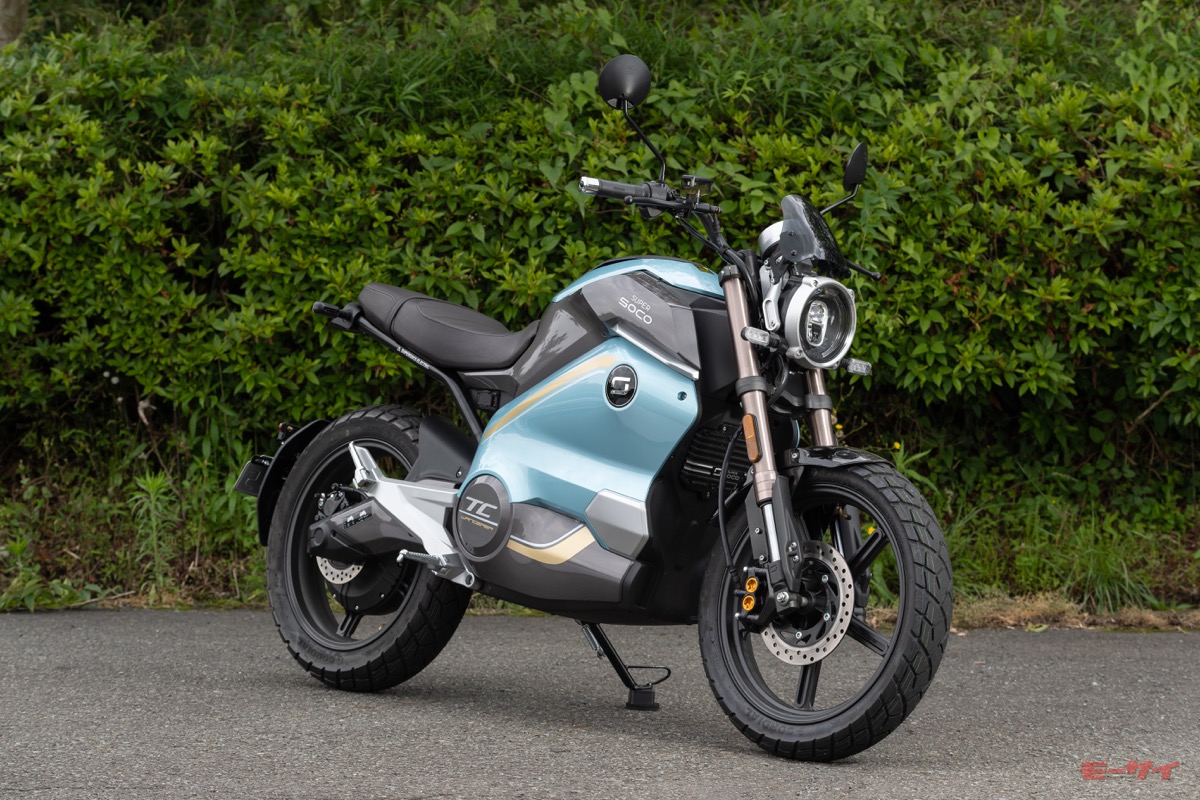 原付二種の電動バイクSUPER SOCO TC WANDERERは「初めての電動」にも