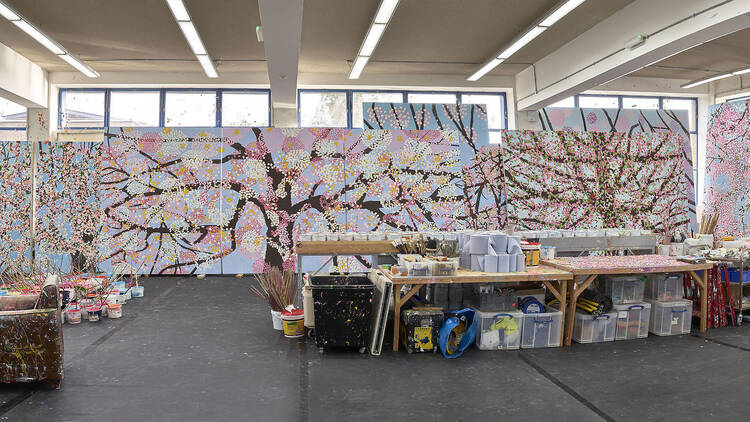 Damien Hirst, Cherry Blossoms | Art in Tokyo