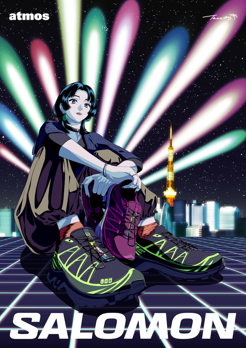 サロモン」が新作“XT-6 ネオン トウキョウ”を発表 「アトモス」限定で