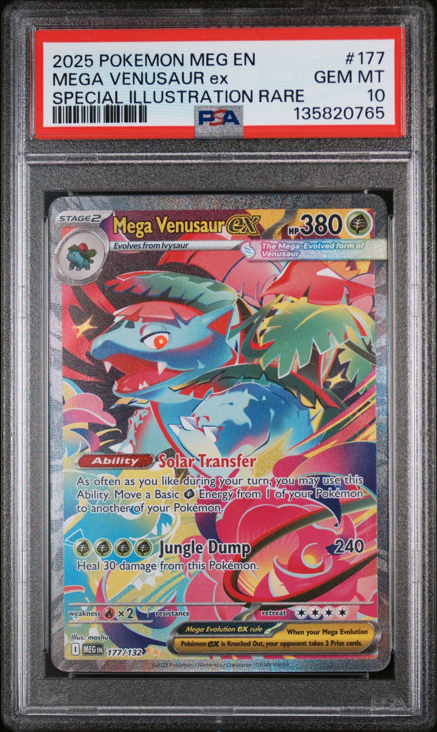 2025 Pokemon Meg En-mega Evolution 177 Mega Venusaur Ex Special