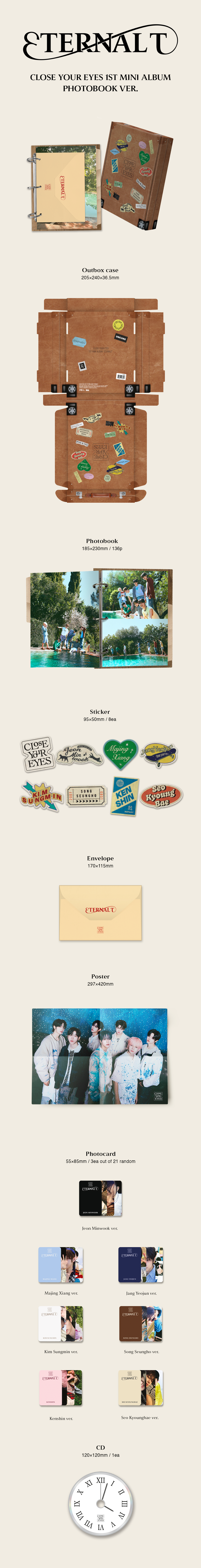 jp.ktown4u.com : CLOSE YOUR EYES - ミニアルバム1集 [ETERNALT