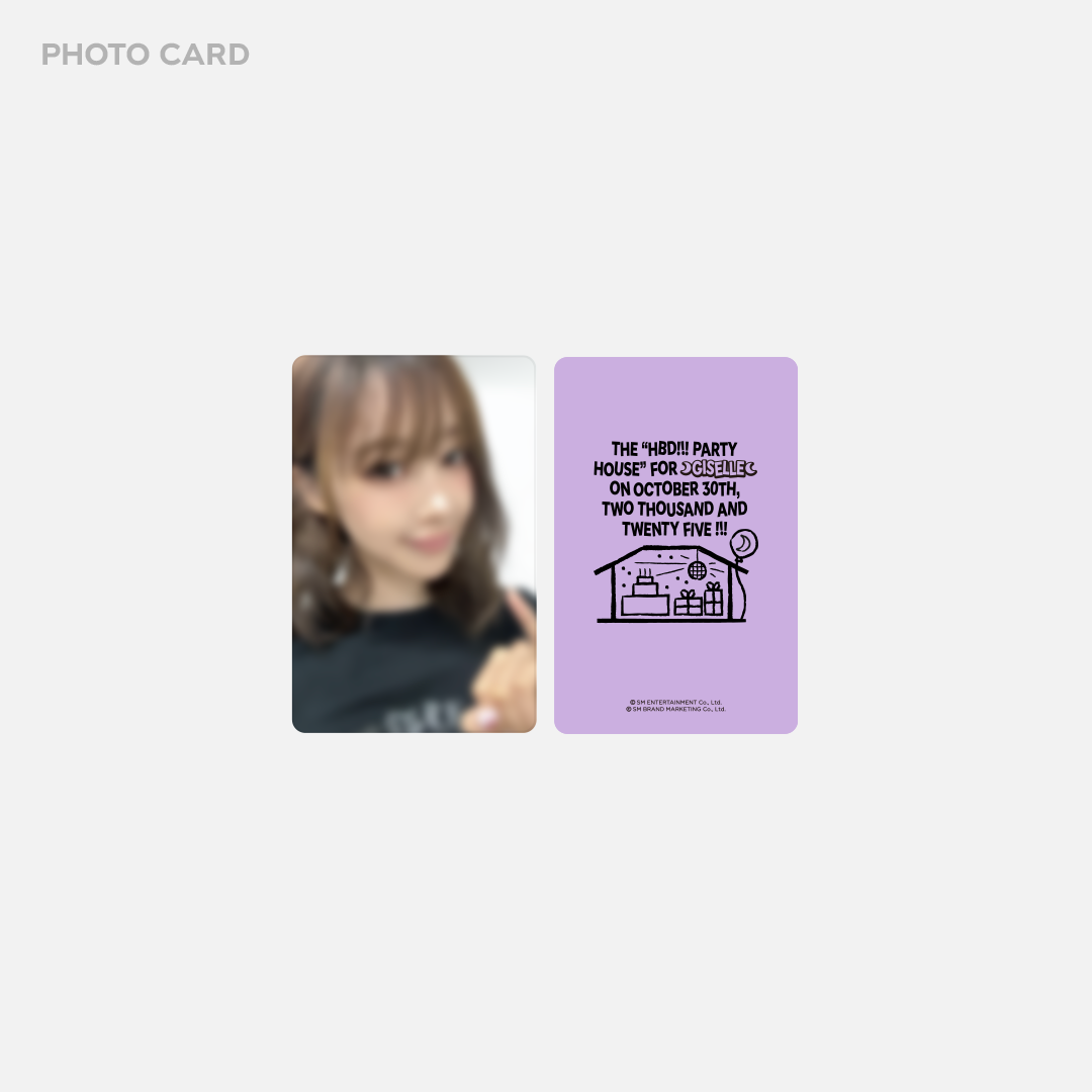 ktown4u.com : GISELLE (aespa) - [SM ARTIST BIRTHDAY] PARTY CARD
