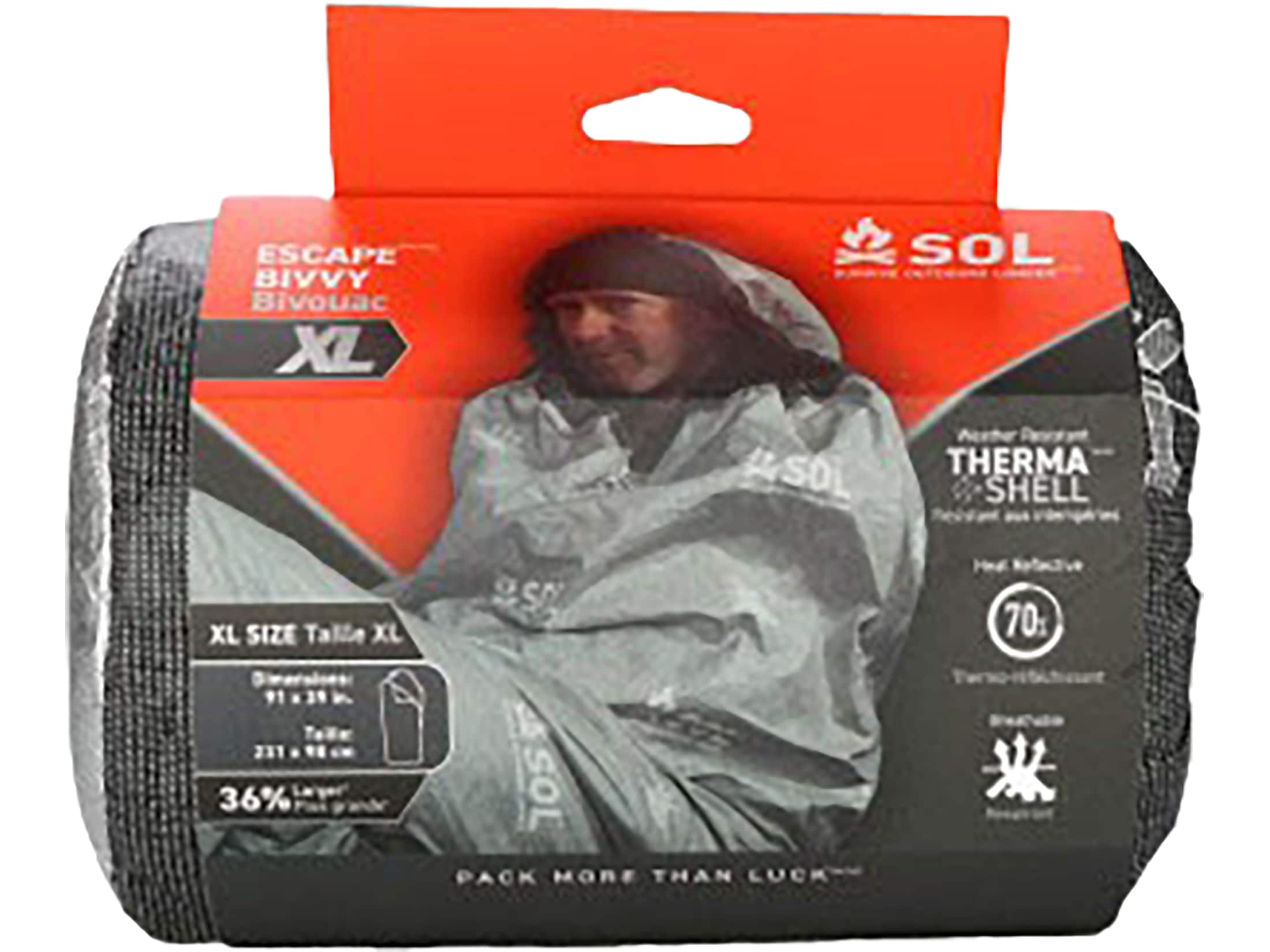 SOL Escape Bivvy XL Hood Gray XL