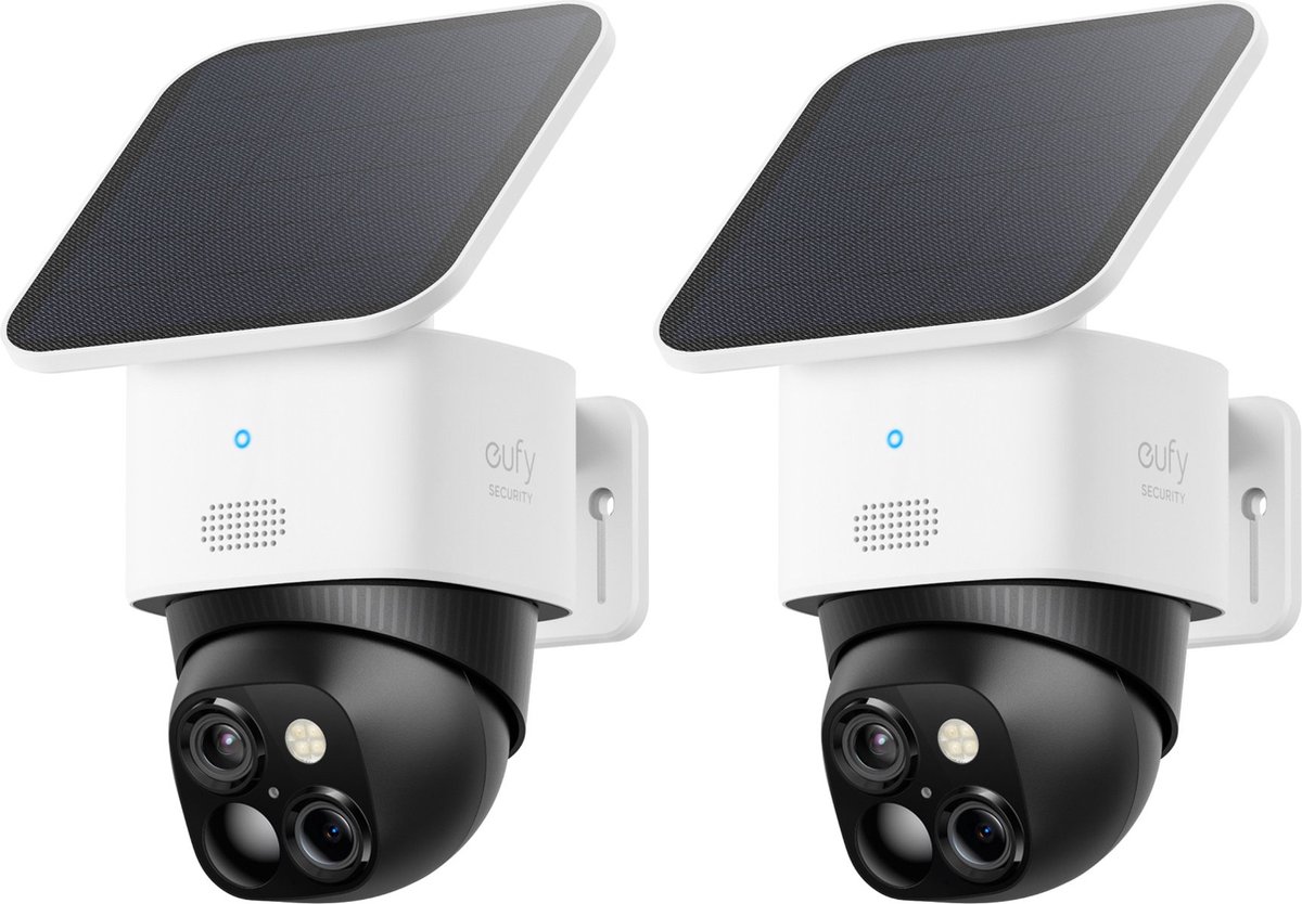 Eufy SoloCam S340 Buitencamera - 360° - Op zonne-energie - 2 PACK