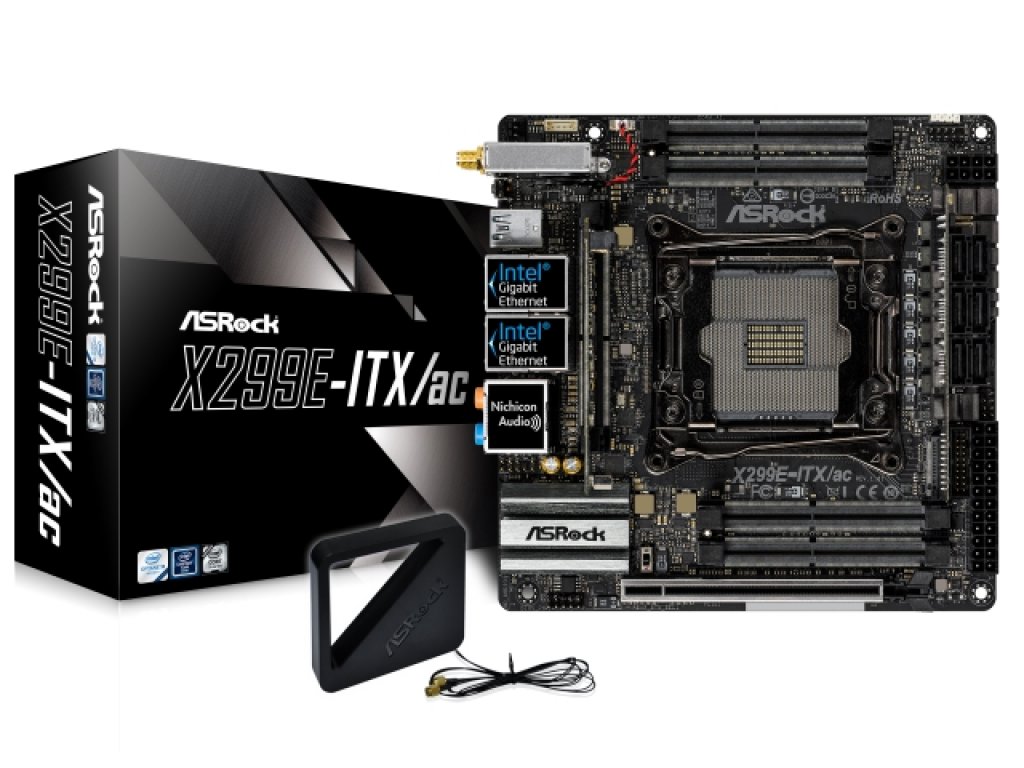 世界初のインテル CORE-Xシリーズ対応X299チップセット搭載Mini-ITX