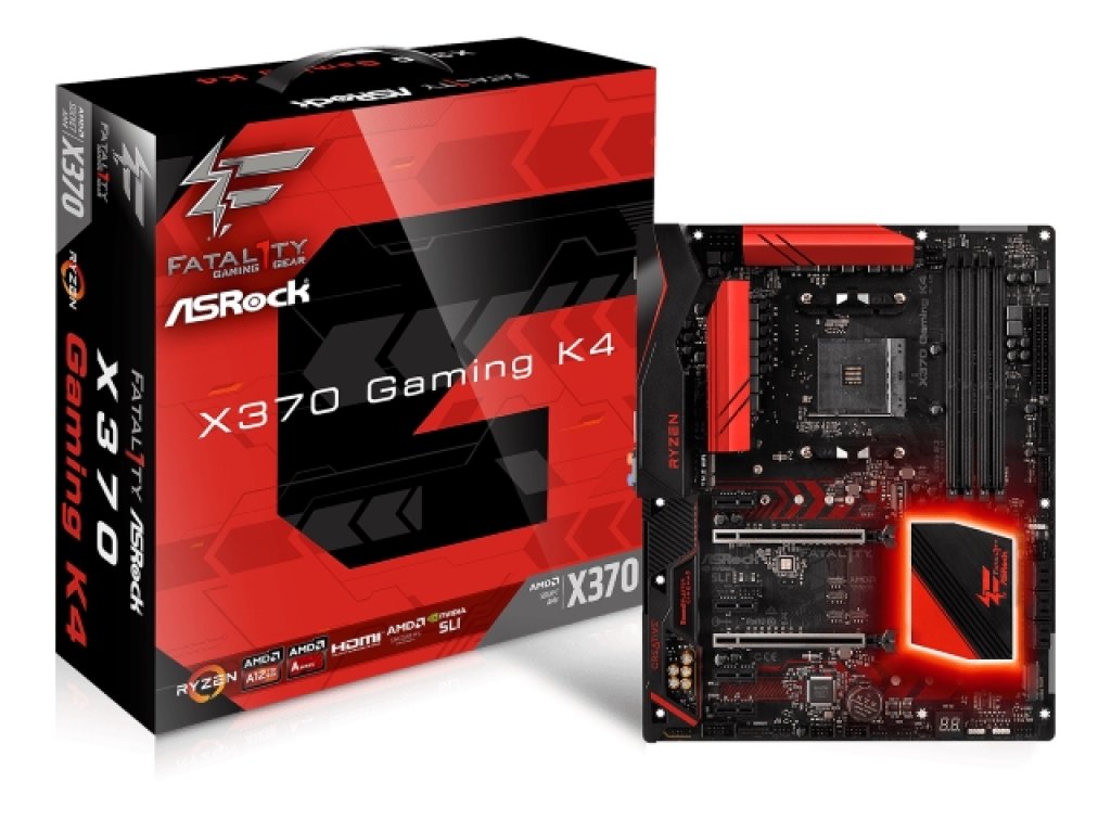 ASRock Fatal1ty X370 Gaming K4 AMD 300シリーズ Socket AM4対応 AMD
