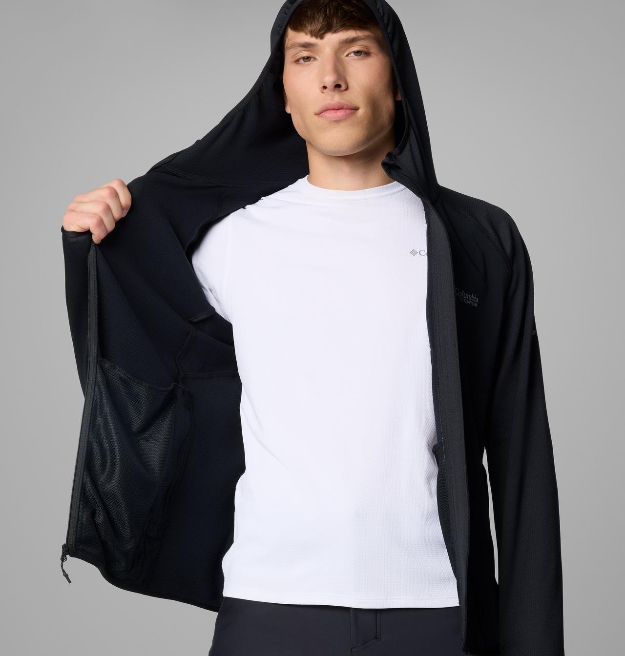 Men's Triple Canyon Grid II Fleece Hooded Full Zip Jacket | Columbia