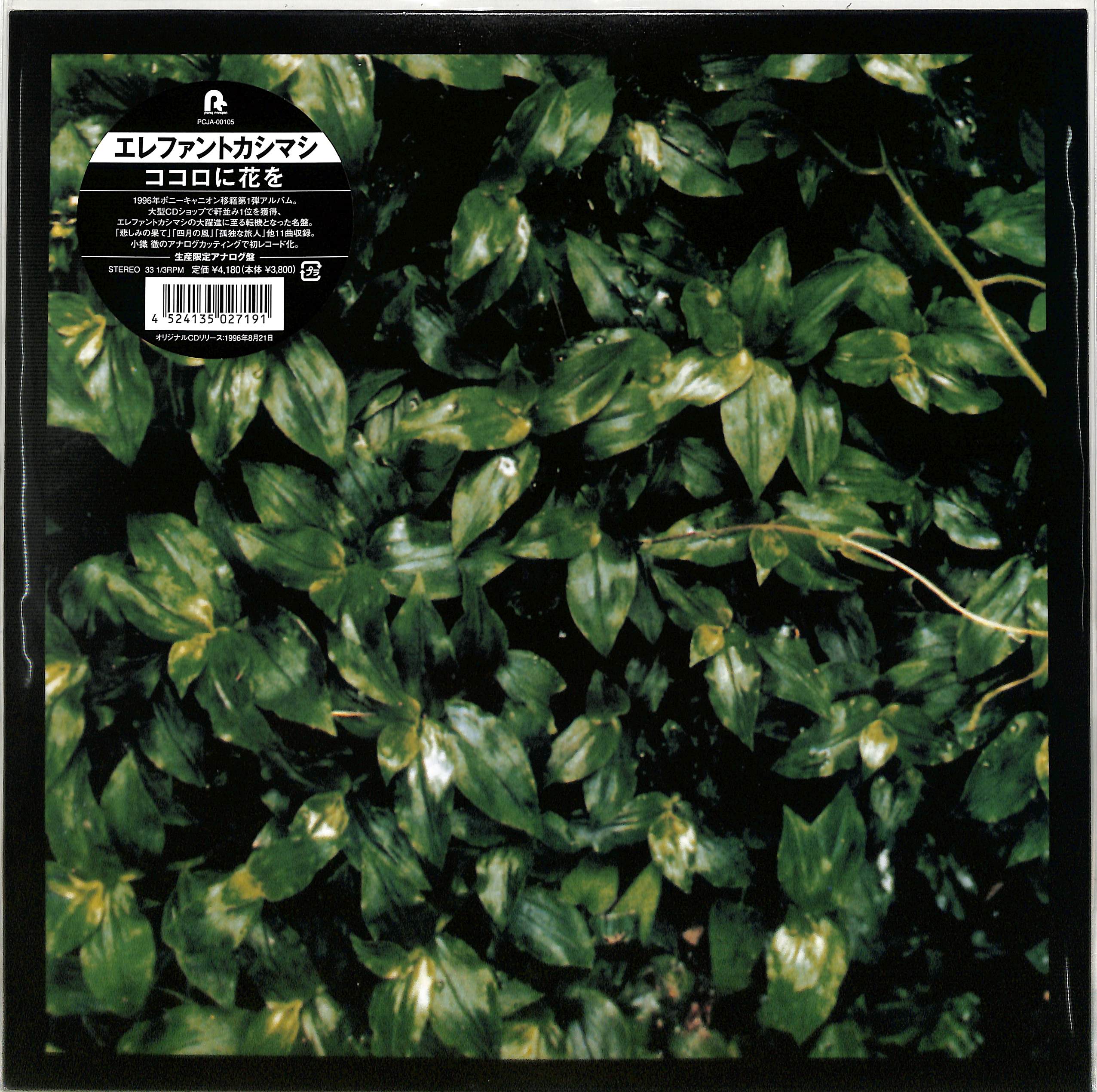 芽瑠璃堂 ＞ エレファントカシマシ 『ココロに花を (LP)（12インチ