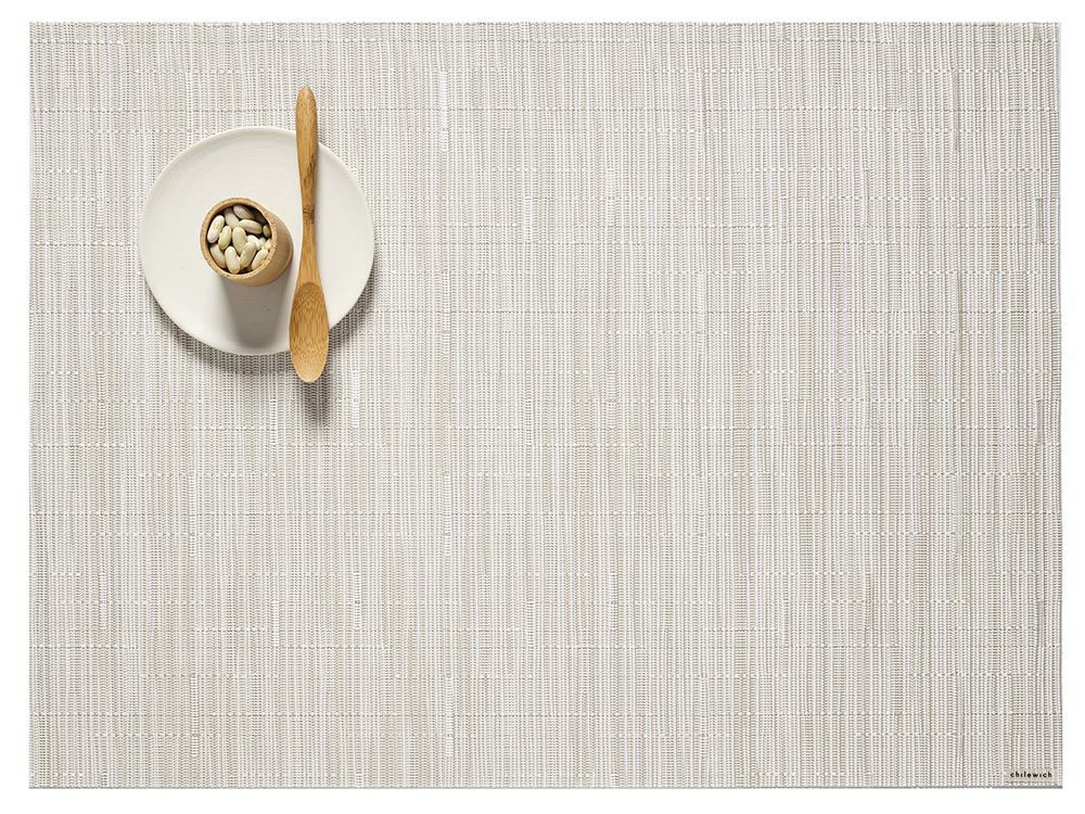 チルウィッチ ランチョンマット バンブー｜ライトベージュの不均一な