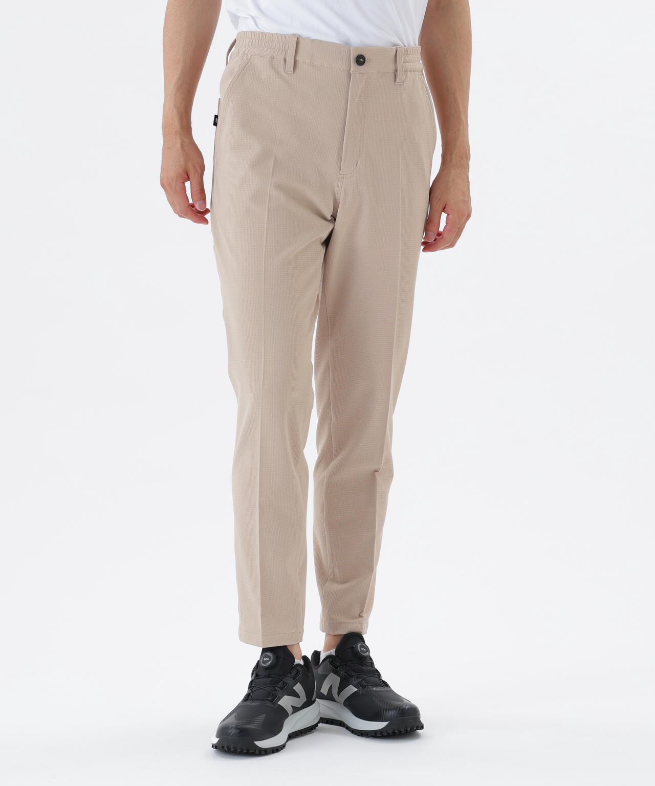 ドビーチェック ワイド テーパード ロングパンツ (MENS) | new balance