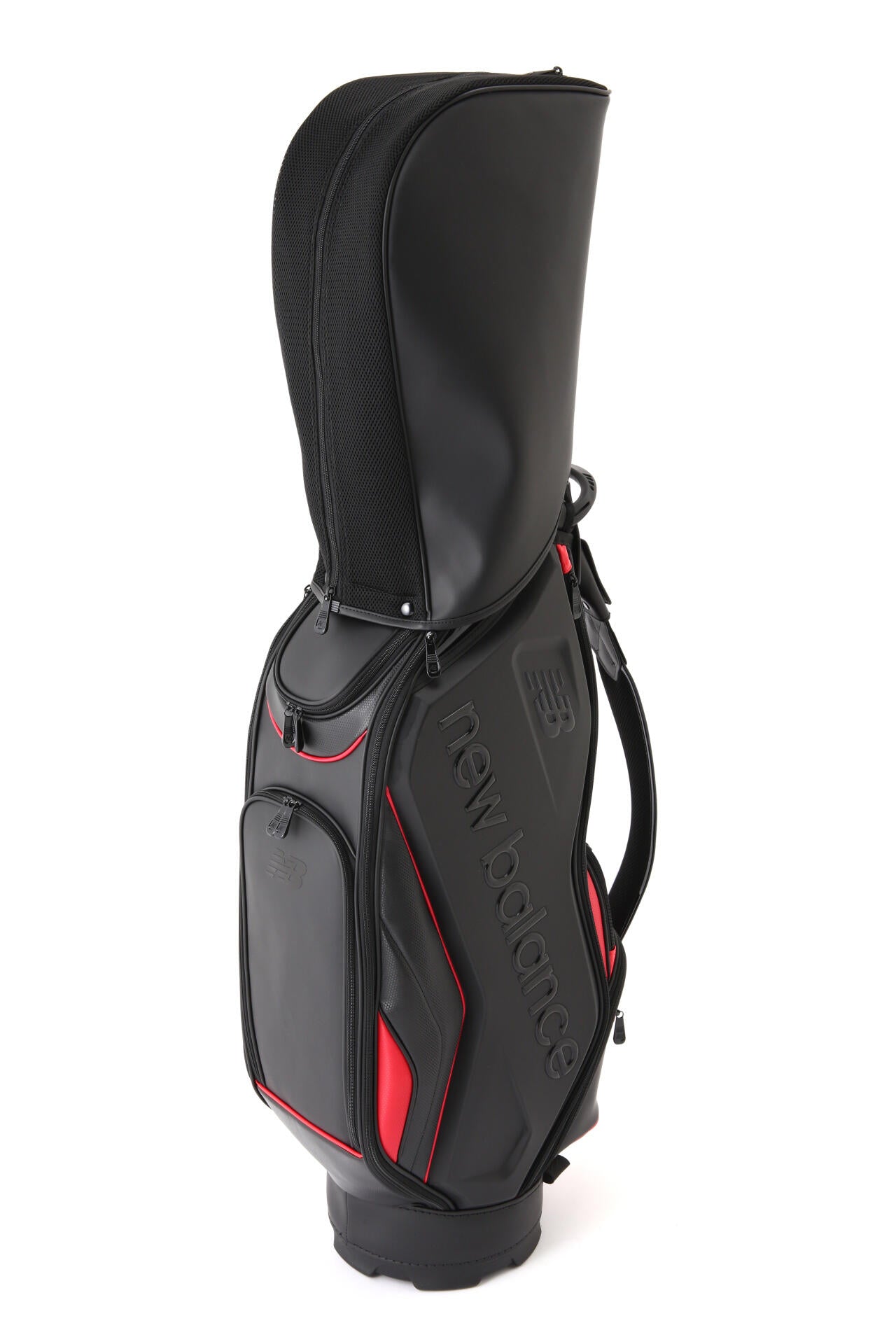 マットPU×エンボスPU×エナメル キャディバッグ(46インチ対応)(9型