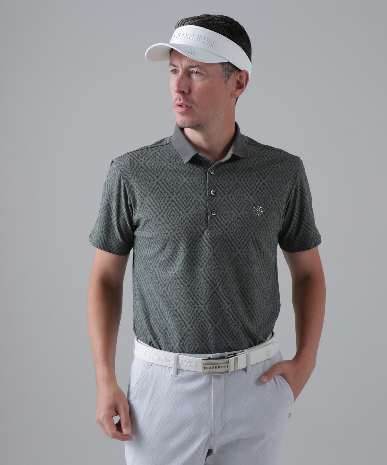 SPXダイヤプリント半袖ポロシャツ (MENS) | St ANDREWS（セント